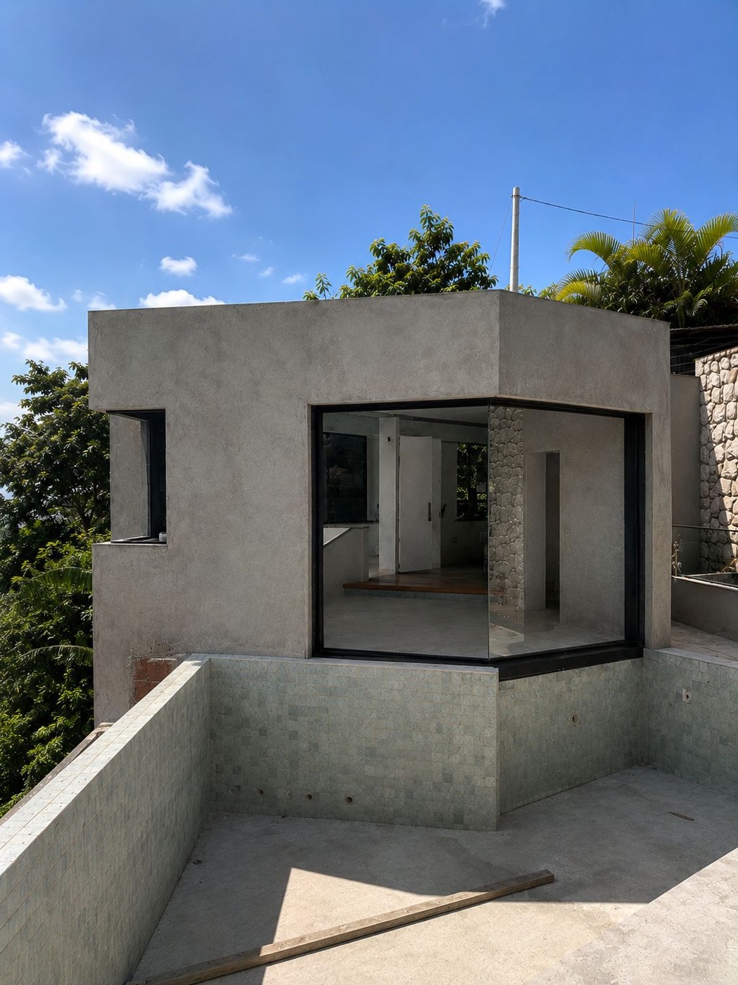 Fachada antes da instalação do revestimento Vinil Rio
